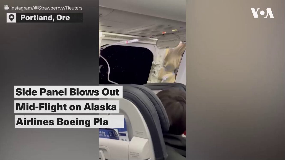 🚨⚠️❗Why the Ahmedabad plane crash? This tweet explains: The plane was a Boeing Plane, known for manufacturing quality issues. Video 1: Discussion about a whistleblower exposing Boeing's quality issues(got killed). Video 2: Boeing 777 engine catches fire over Colorado. Video 3: Side panel blows out mid-flight on Alaska Airlines Boeing plane. Retweet this so we can get this to MoCA_GoI Dr. S. Jaishankar