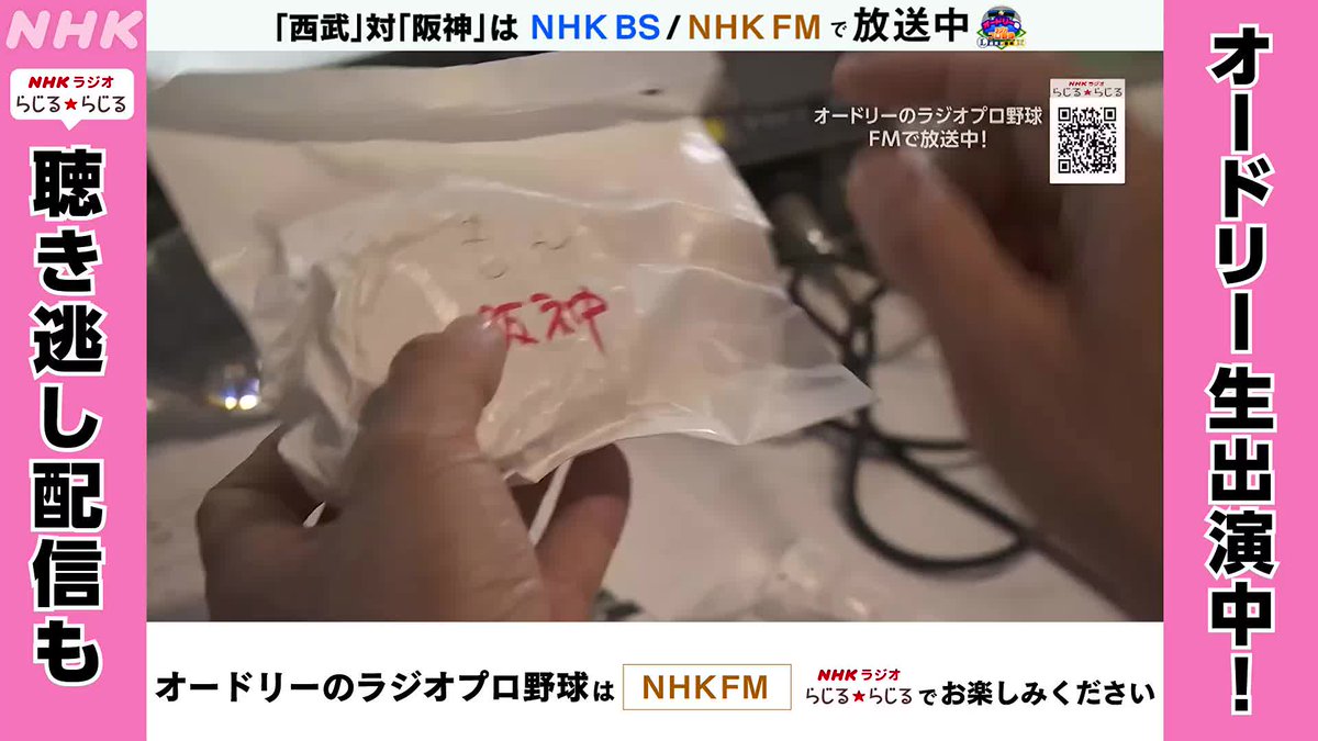 #オードリーNHKラジオプロ野球 / ライオンズ焼き実食! \ ラジオはこちらから今すぐ聴けます 👉 聴き逃し配信は 👉 #西武 × #阪神 交流戦 #カメラマンのTシャツが・・・ #リトルトゥース