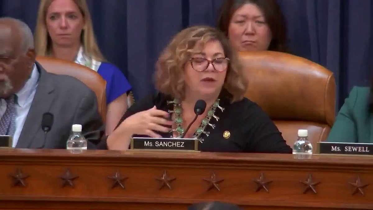 WOMAN? Rep Linda Sanchez claims, without evidence, she is a woman.