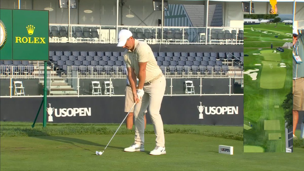 Rory McIlroy gets underway at Oakmont ⛳️