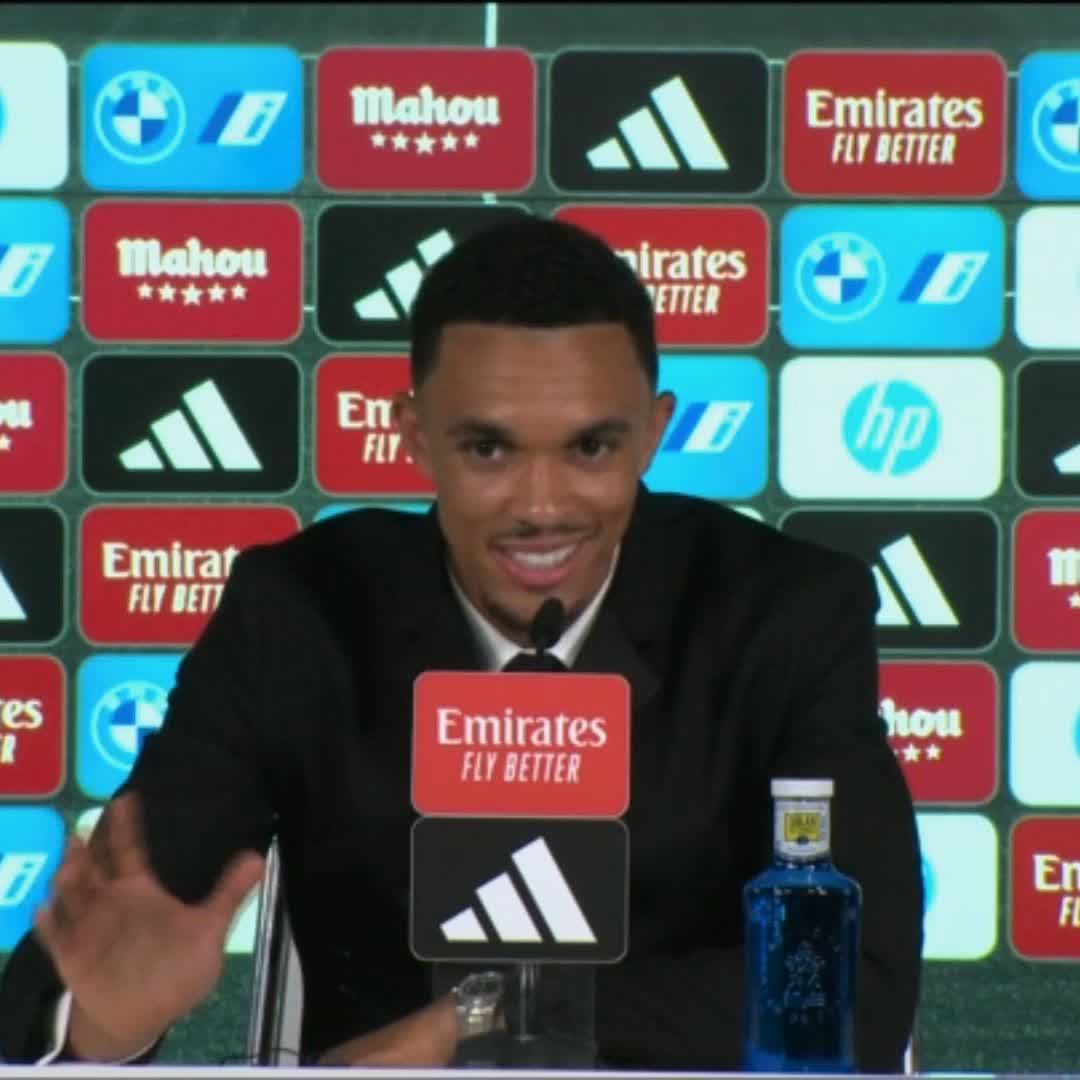 "The name situation has confused people, I just thought let's make it simple" Trent Alexander-Arnold on why he has changed the name on the back of his shirt to just his first name ⚪