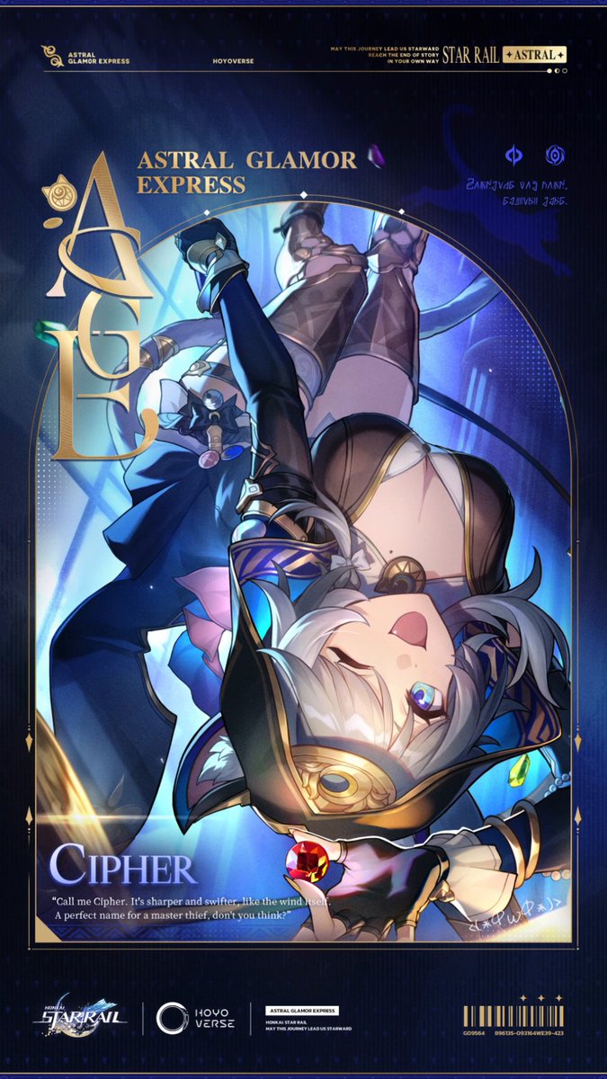"Lies and truths are nothing before the weight of sincerity." #HonkaiStarRail #StarRail #Cipher