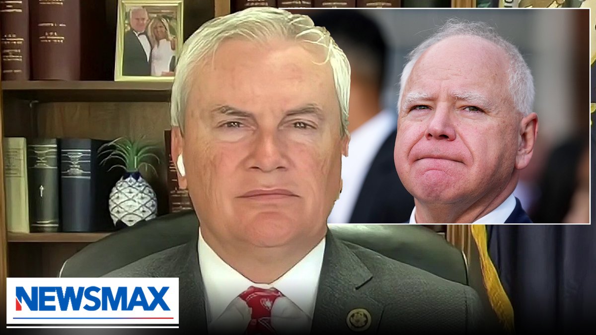 "If they continue to defy federal law, then I'm sure they're going to face the consequences of the Trump Department of Justice." — Rep. James Comer on sanctuary state Governors Kathy Hochul, JB Pritzker, and Tim Walz Rep. James Comer @Marc_Lotter Krysia Lenzo
