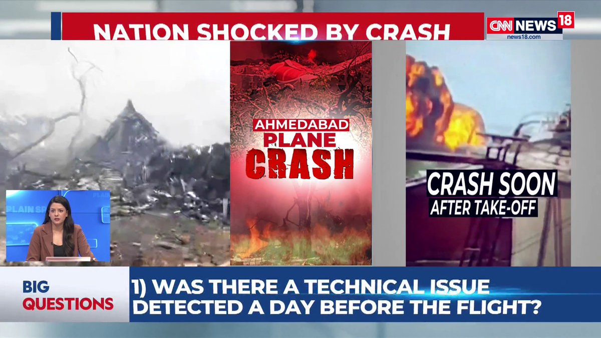 #AirIndiaTragedy: So many unanswered questions remain. Was it power failure, thrust loss, engine malfunction, manual error, or severe maintenance issues that caused this devastating crash? Dr MJ Augustine Vinod 🇮🇳, Captain Saurabh Bhatnagar share their views Shivani Gupta