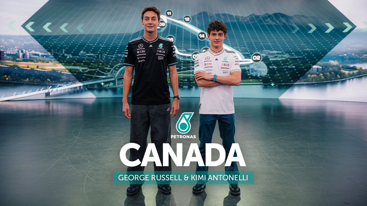 Tricky weather, high-speed straights and The Wall of Champions. It can only be Montréal 🍁 George, Kimi and PETRONAS Motorsports preview the #CanadianGP 💚