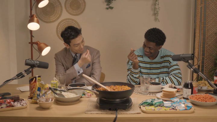 T.O.P. + Lil Yachty + mukbang + kcontent = cinema.
