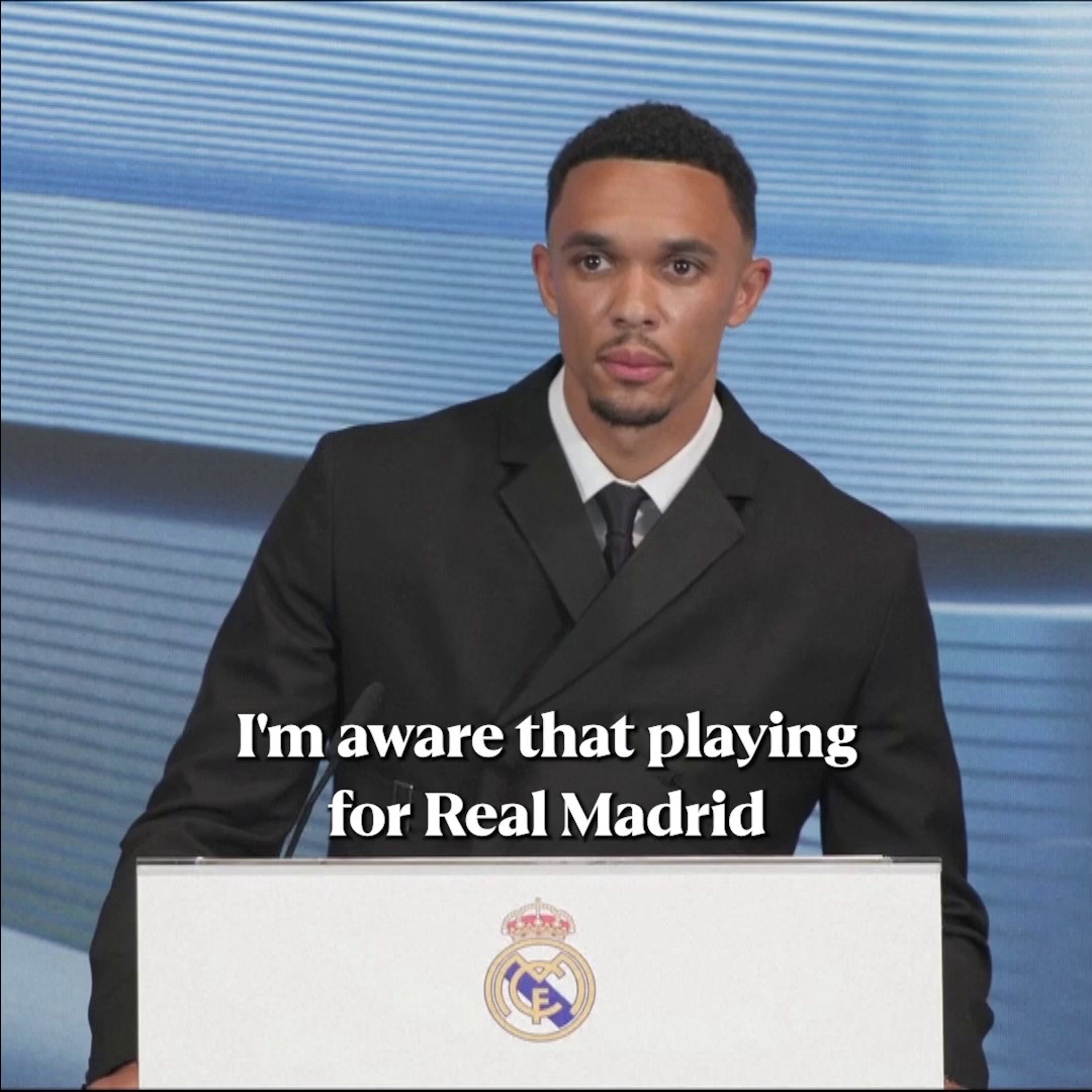 🇪🇸 Trent Alexander-Arnold really did his first speech at Real Madrid in fluent Spanish 🤯👏