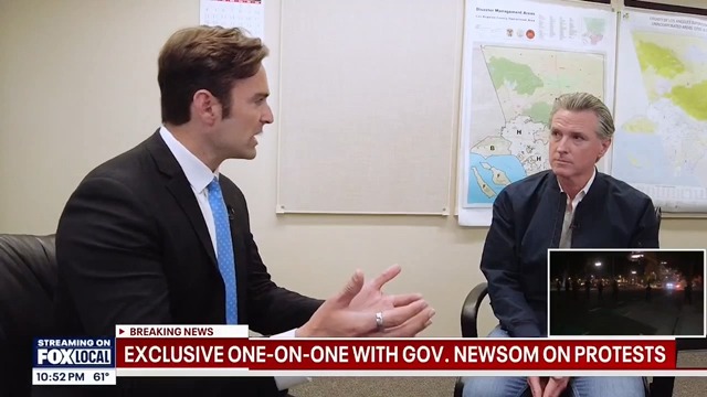 Gov. Gavin Newsom: Trump's lost it. This is serious. He is not the same person that I dealt with four years ago. And he's incapable of even a train of thought. He's making things up and he's putting people's lives at risk