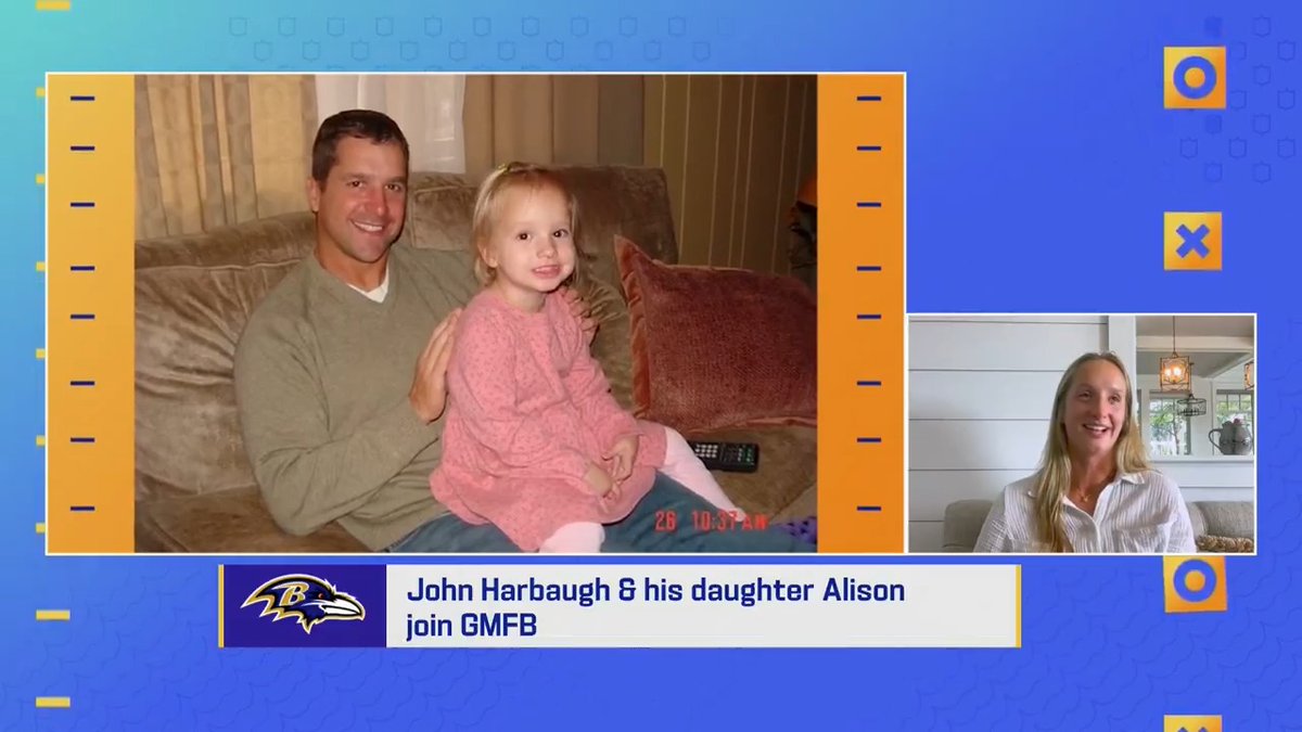 Alison Harbaugh on growing up as the daughter of the Baltimore Ravens Head Coach 😂