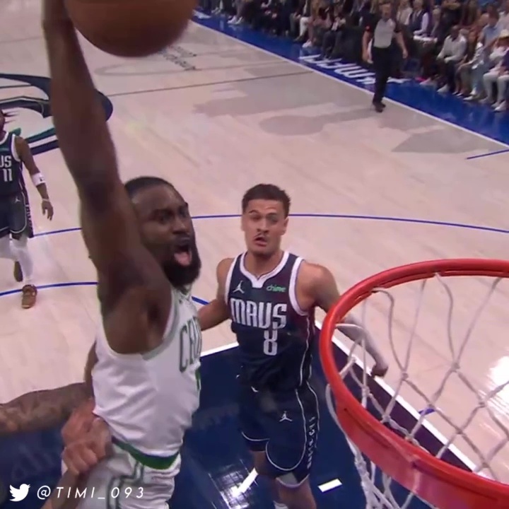 #otd last year: Jaylen Brown (30-8-8) guides the Celtics to Game 3 win in Dallas as Boston takes commanding 3-0 lead in the NBA finals ☘️