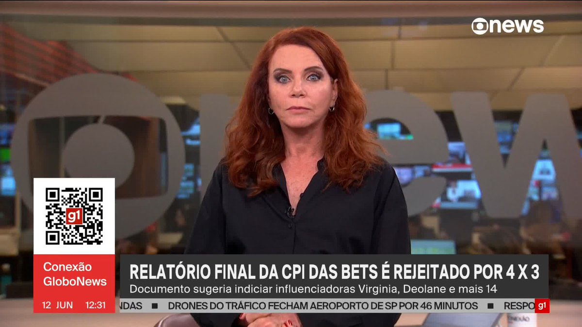 CPI das Bets rejeita relatório e encerra trabalhos sem pedir indiciamento de Virginia, Deolane e outros 14. #ConexãoGloboNews ➡ Assista à #GloboNews: