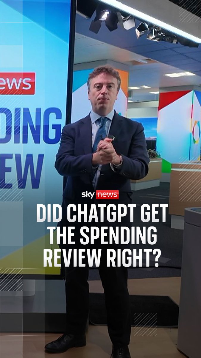 Sky's deputy political editor Sam Coates Sky used ChatGPT to predict the spending review. How did it do? Read more: