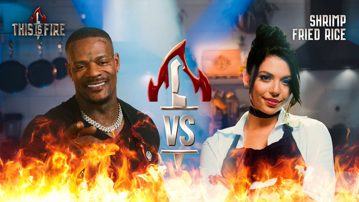 Are @IAmJasonLuv and Gina_valentinaxxx cooked? 🔥 Dive into shrimp-fried fun on the new #ThisIsFire! 📺 Tune in now: