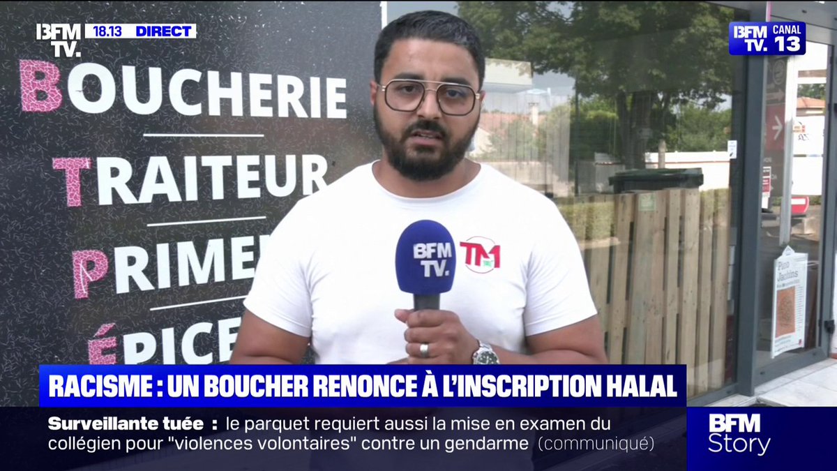 💬 "Il y a un racisme d'atmosphère" Khaled Belhaj, gérant d'une boucherie halal témoigne après avoir été victime d'actes racistes