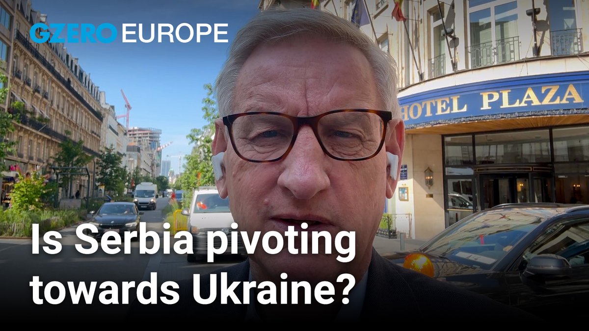 Serbian President Aleksandar Vučić made his first-ever visit to Ukraine. Is Serbia pivoting back towards an EU path? Carl Bildt weighs in. Europe #In60Seconds