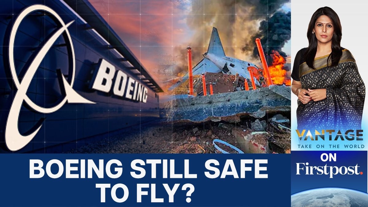 #VantageOnFirstpost: A Boeing 787-8 Dreamliner has just crashed — the first of its kind. And while Air India is under the scanner, so is Boeing. @Palkisu tells you how this could be the last nail in the Boeing coffin.