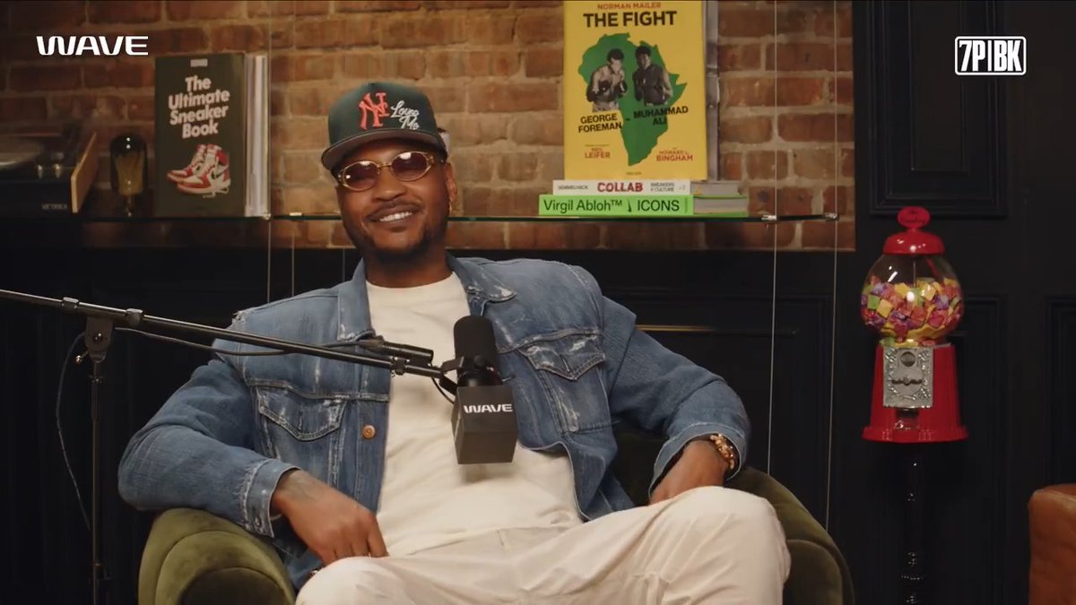 "I'm not losing a 1-on-1 game, bro ... I want to see Michael Beasley and Joe Johnson." Melo responds to all the 1v1 talk, but he does want to see some folks run the ones 👀