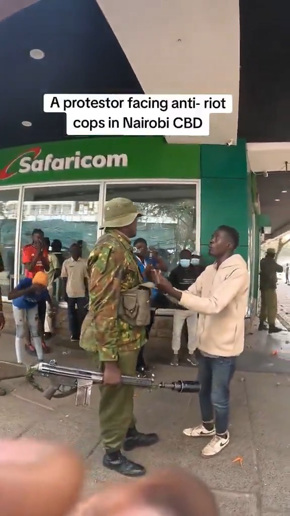 In my entire life sijawaskia mtu akiambia polisi hivo. This has to be AI generated