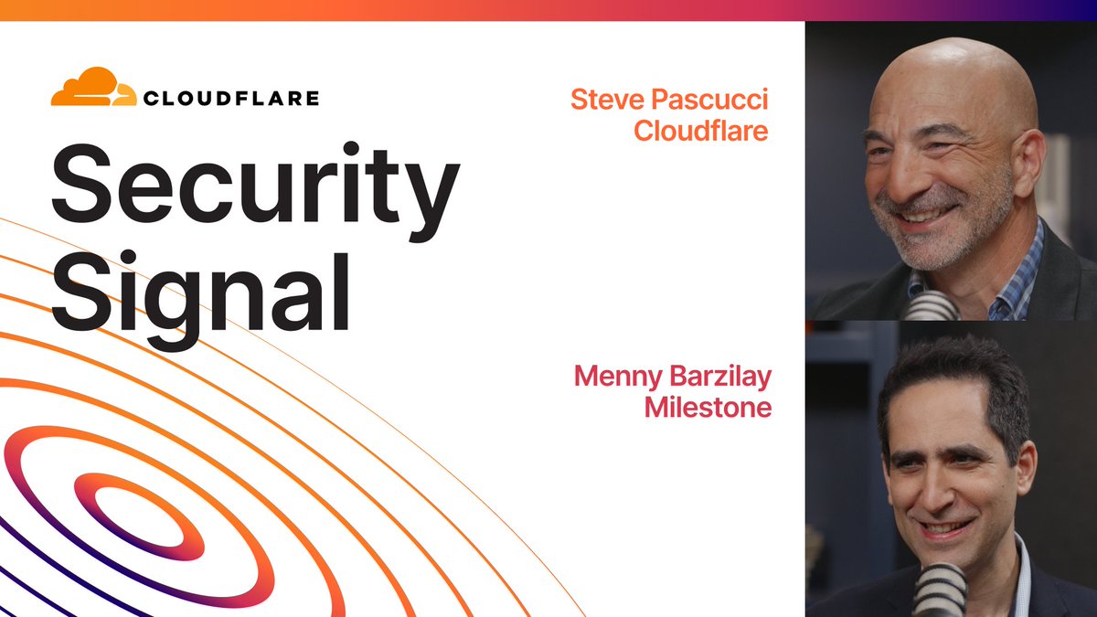 How can CISOs ensure visibility &amp; control across distributed systems? In our new #SecuritySignal episode, cybersecurity experts Menny Barzilay and Steve Pascucci explain how #ZeroTrust models deliver the scalable, cloud-native risk management you need: