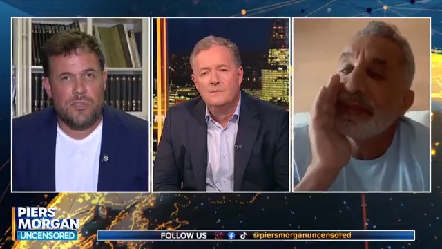 “You know how many videos I’ve seen of fat Gazans?” Jonathan Conricus and Bassem Youssef's debate on the Gaza War is now premiering 👇 📺 Piers Morgan | Bassem Youssef | Jonathan Conricus