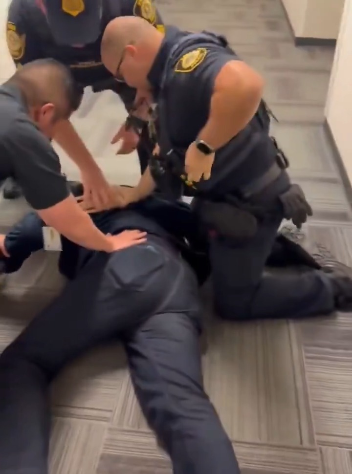 URGENT BREAKING: Democrat US Senator Alex Padilla was just thrown to the ground and arrested for trying to speak at a DHS Press Conference by Secretary Kristi Noem. This is Trump’s America. This is so incredibly pathetic. I am so sad for the state of this country.