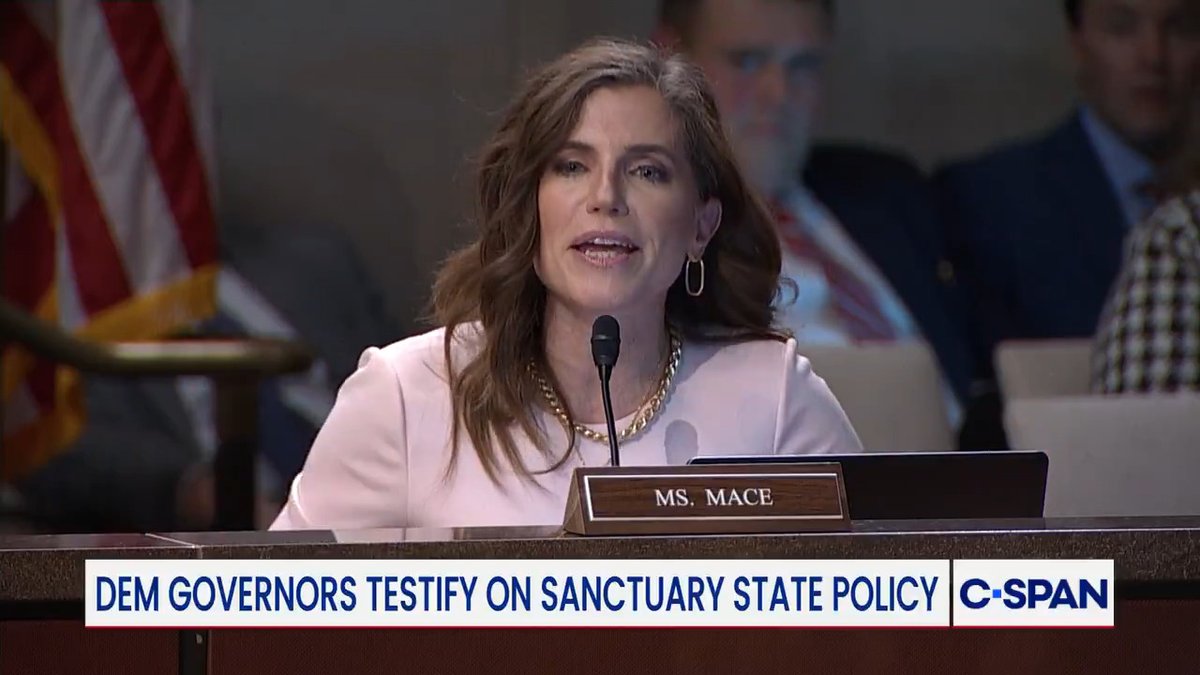 .Rep. Nancy Mace to Gov. Tim Walz aggressively grill Minnesota Gov. Tim Walz: "You guys are the party of violence and you're the party erasing women. You don't respect us. You' don't respect us. You're a bigot. You're a misogynist. You're a sexist."
