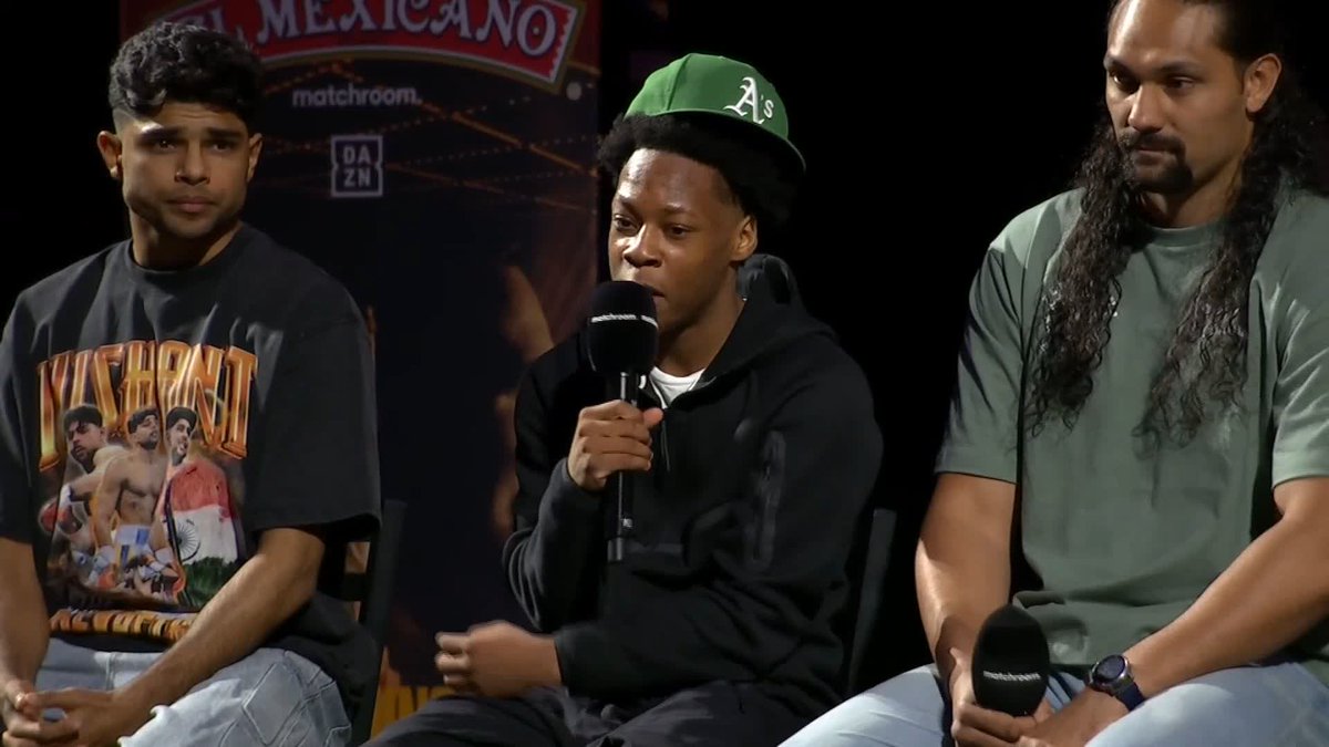 🗣️ “I'm enjoying it, I'm having fun under the lights. I feel like I'm the best prospect in boxing!” - Zaquin Moses #MosesRogers | DAZN Boxing | HitchinsKambosos