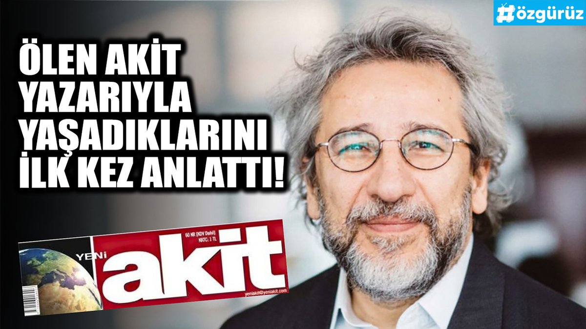 Can Dündar, ölen Akit yazarı ile yaşadıklarını ilk kez anlattı! Hemen izleyin: