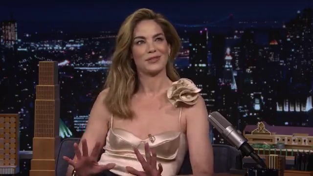.Michelle Monaghan got married then had an “intimate” scene with Tom Cruise three days later 😭 #FallonTonight