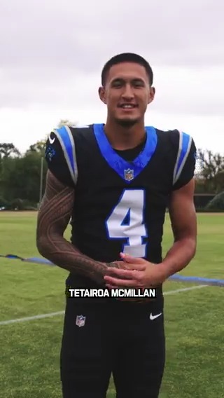 The beginning of a beautiful relationship 🫶 Tetairoa McMillan | Carolina Panthers