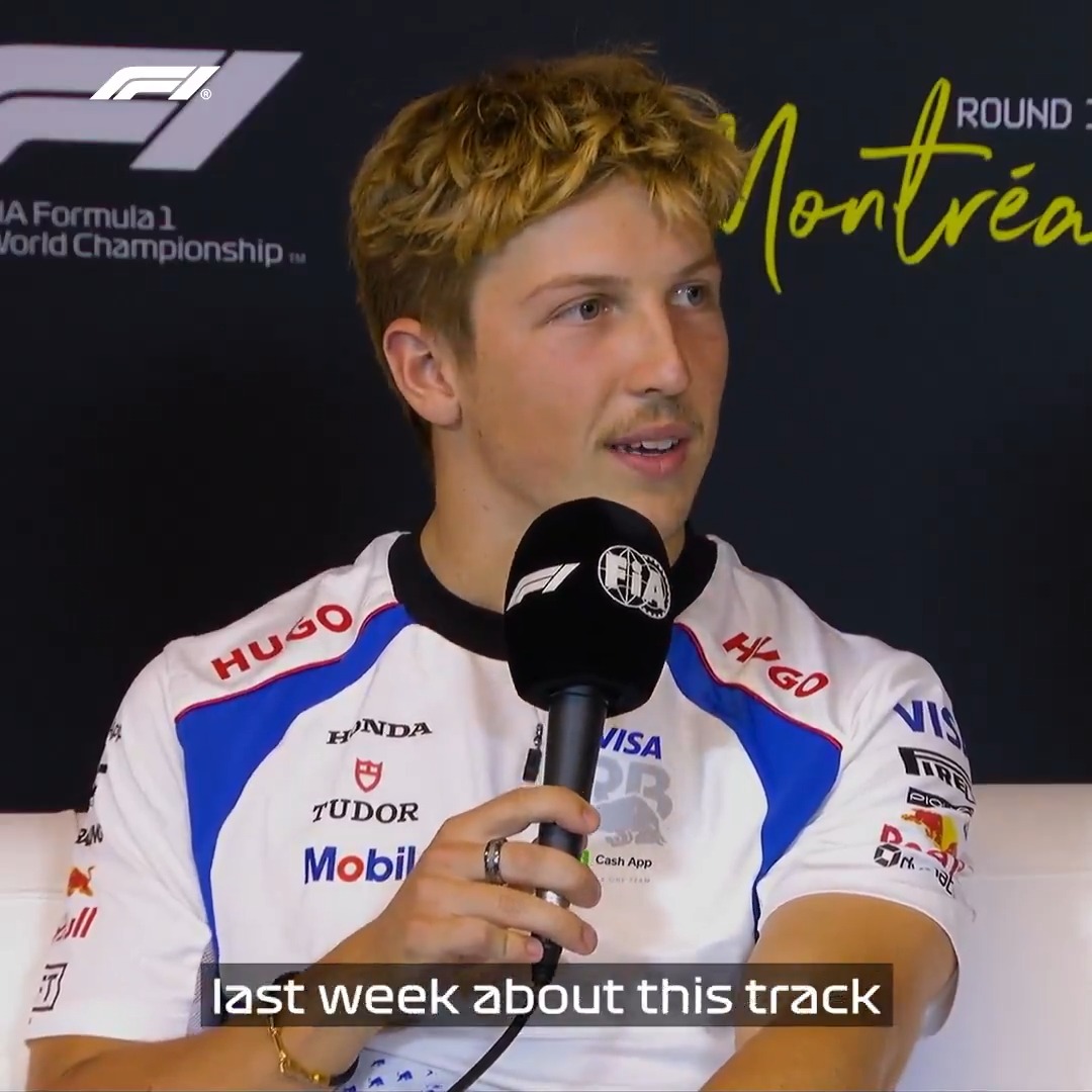 Danny Ric helped Liam with his prep for this weekend 🤩 The Honey Badger won his maiden race in Montreal back in 2014 💪 #F1 #CanadianGP