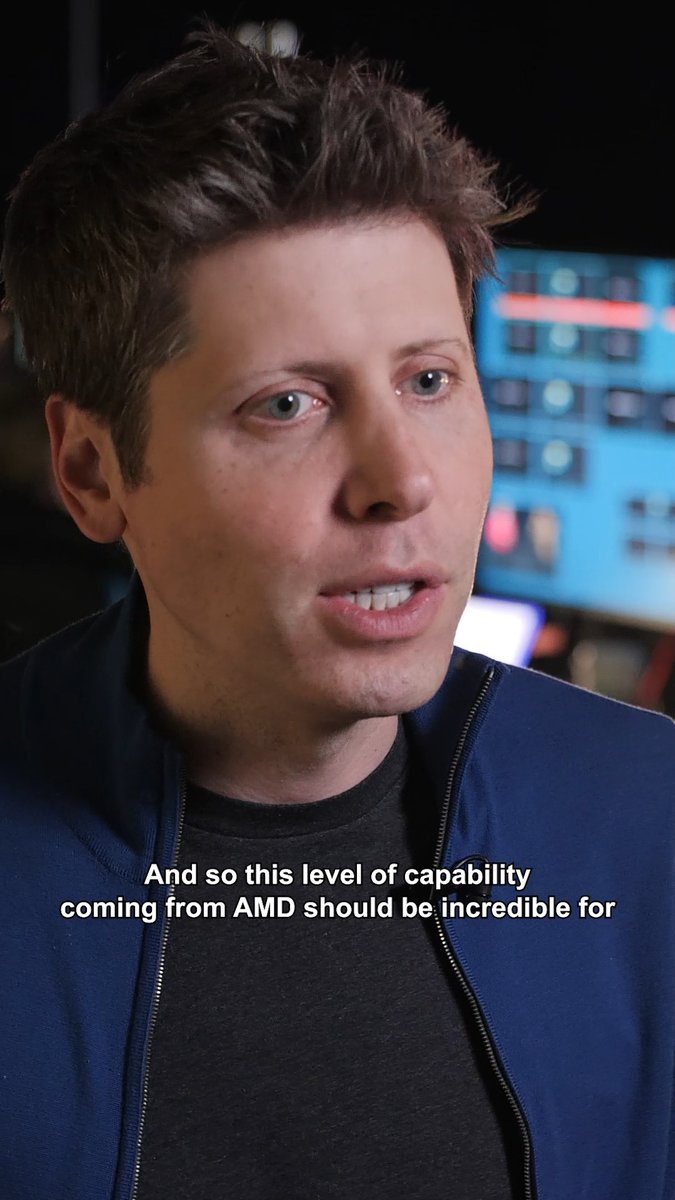 Backstage with Sam Altman at #AdvancingAI. The future of AI is developer-first and open. Mark it.