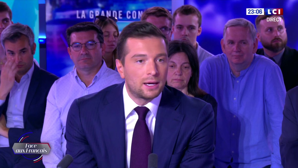 🔴 Jordan Bardella (Jordan Bardella) face aux Français #LaGrandeConfrontation 🗣️ Présidentielle 2027 : "Je dirais à un électeur qui hésite au 2nd tour entre B. Retailleau et moi : faut peut-être arrêter de se faire avoir !"