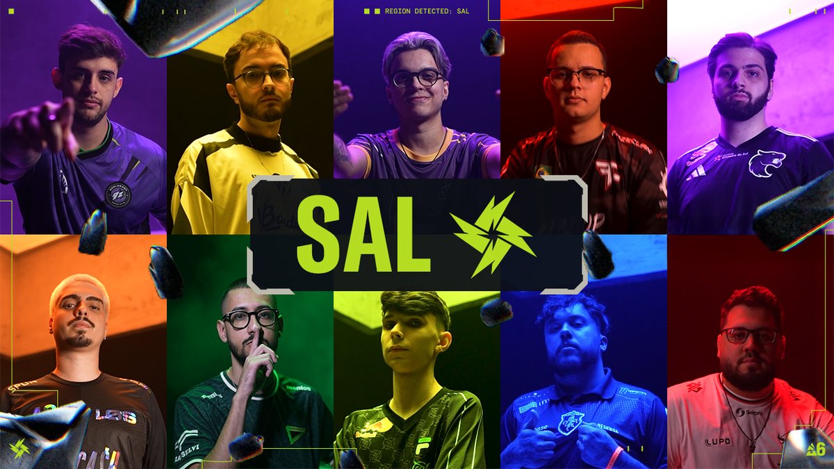 O novo capítulo da maior Liga Regional do R6 🏆 Viva todas as emoções da South America League a partir de 14 de Junho 🗓