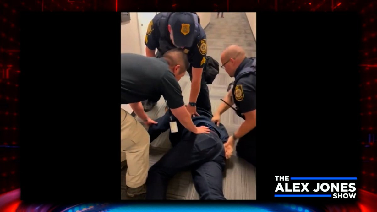 BREAKING VIDEO: Sen. Alex Padilla Thrown To The Ground & Handcuffed After Trying To Crash Homeland Security Sec. Kristi Noem’s Press Conference