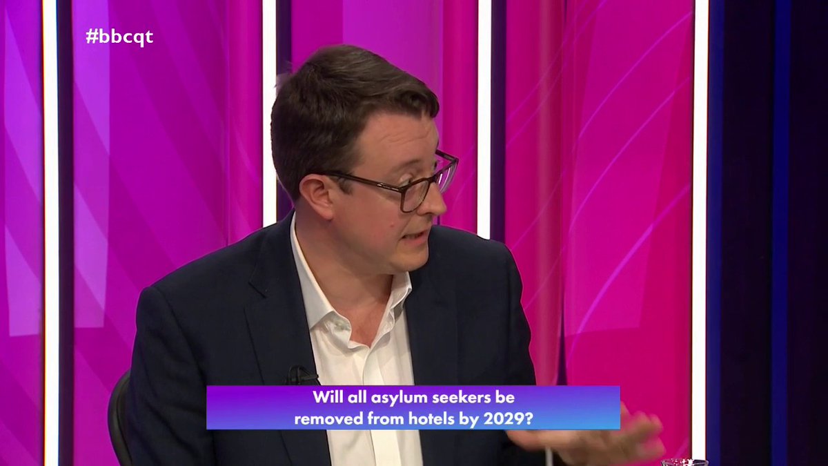 “What we really need to do though is address the incentives that drive people here” Conservative Simon Clarke says that we need “serious reform” of our asylum laws, including leaving the European Convention on Human Rights which is “being abused” #bbcqt