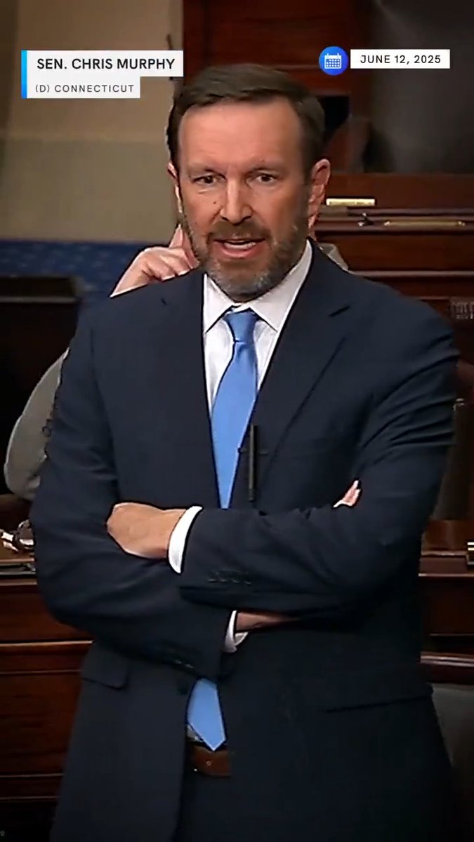 What happened to Senator Alex Padilla is disgraceful and un-American. “This is not simply an assault on Senator Padilla. This is not an assault on Democratic senators. This is an assault on the rule of law. This is an assault on our democracy.” —Sen. Chris Murphy 🟧