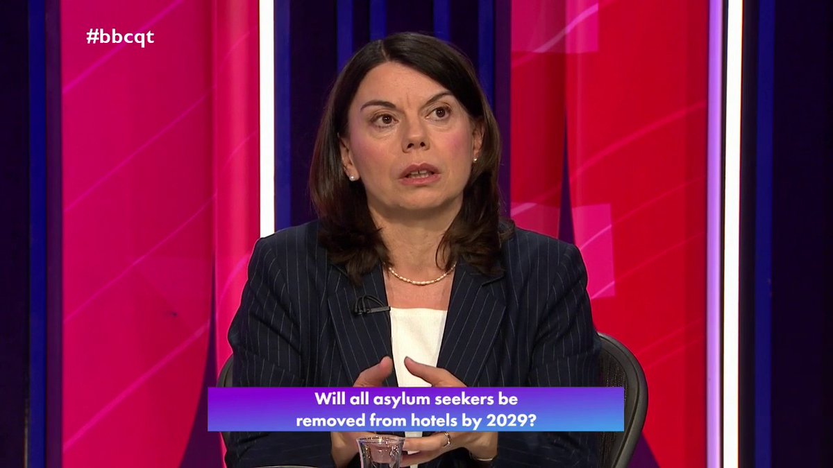 “If they’re going to be here, then actually, why not be making a contribution while they’re here?” Lib Dem Sarah Olney says we must cut asylum processing times “urgently”, and allow asylum seekers to work while waiting to make use of their “professional experience” #bbcqt