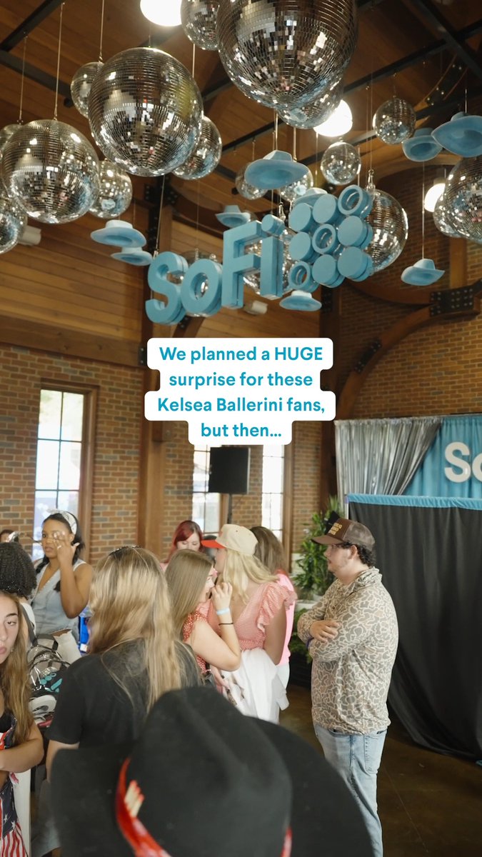 If there's one thing SoFi and Kelsea Ballerini can't do together, it's control the weather. But that won't stop us from switching venues at the last minute to pull off this exclusive SoFi Plus experience during CMA Fest 🎤 Did you just get hit with a wave of FOMO? Sign up for SoFi Plus to find out what’s next for us and #CMAfest CMA Country Music