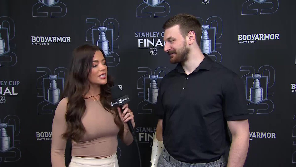 Zach Hyman has not played since suffering a season-ending injury in Game 4 of the WCF, but he joins @jackie_redmond to talk about the vibe around the team after a tough Game 3