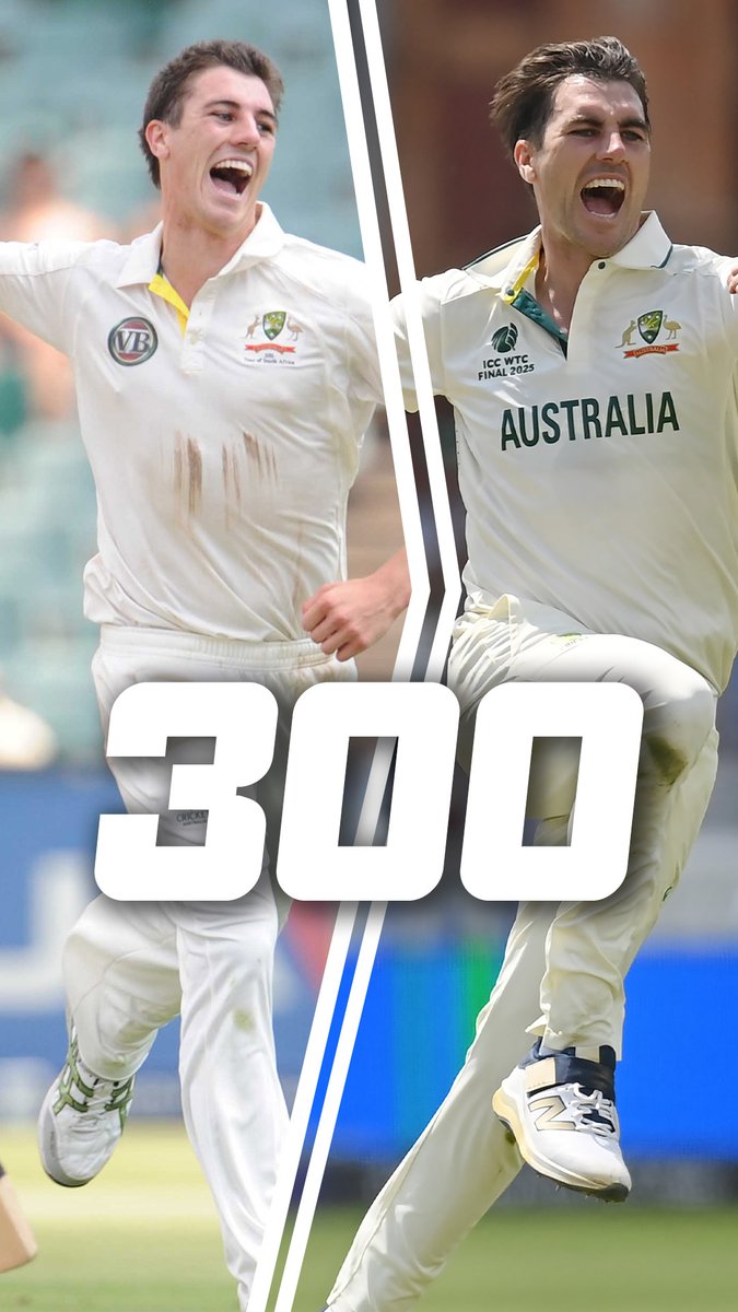 What a STAR! 🌟 After reaching 300 Test wickets, see what Pat Cummins' teammates have to say about him and his achievement #WTC25