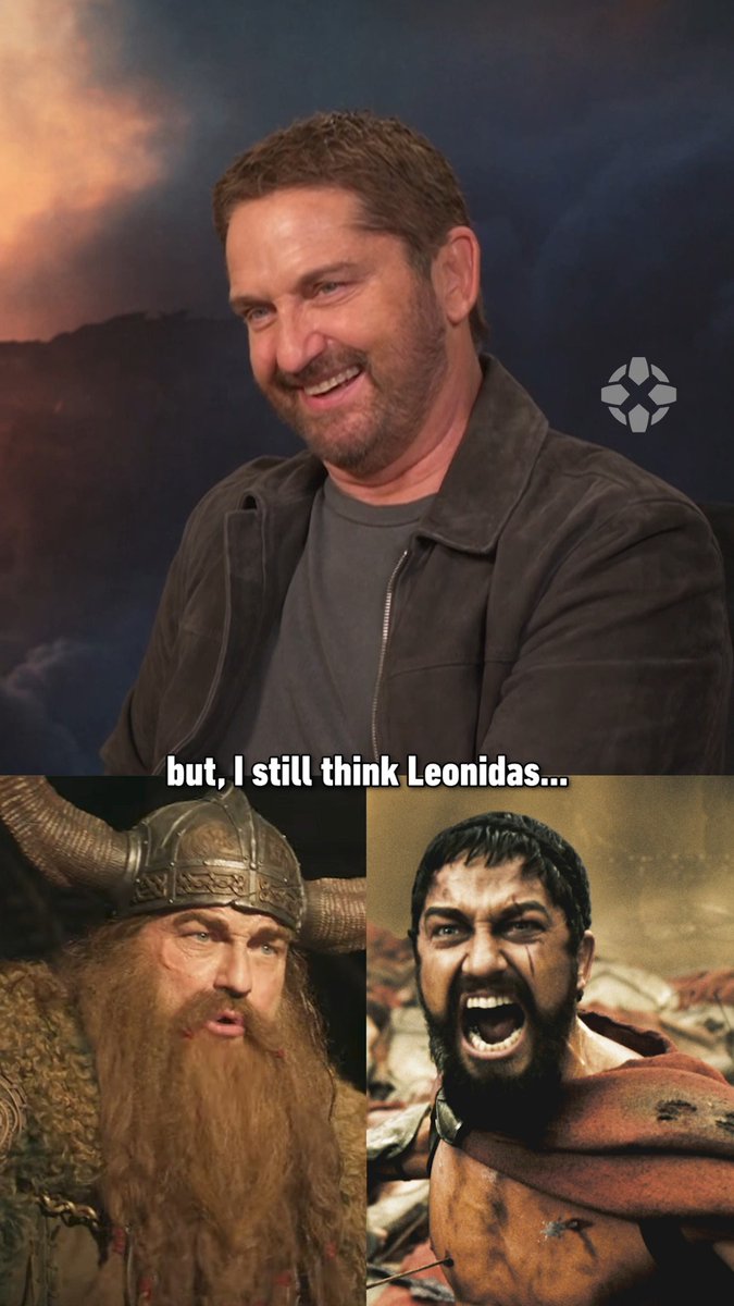 Who would win in a fight? Stoick the Vast or Leonidas? HTTYD star Gerard Butler gives a calculated answer! #HowToTrainYourDragon