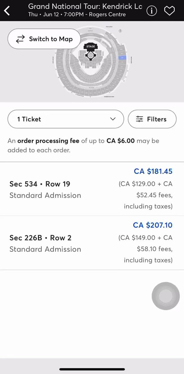 Kendrick Lamar &amp; Sza have sold out Toronto Night 1 .