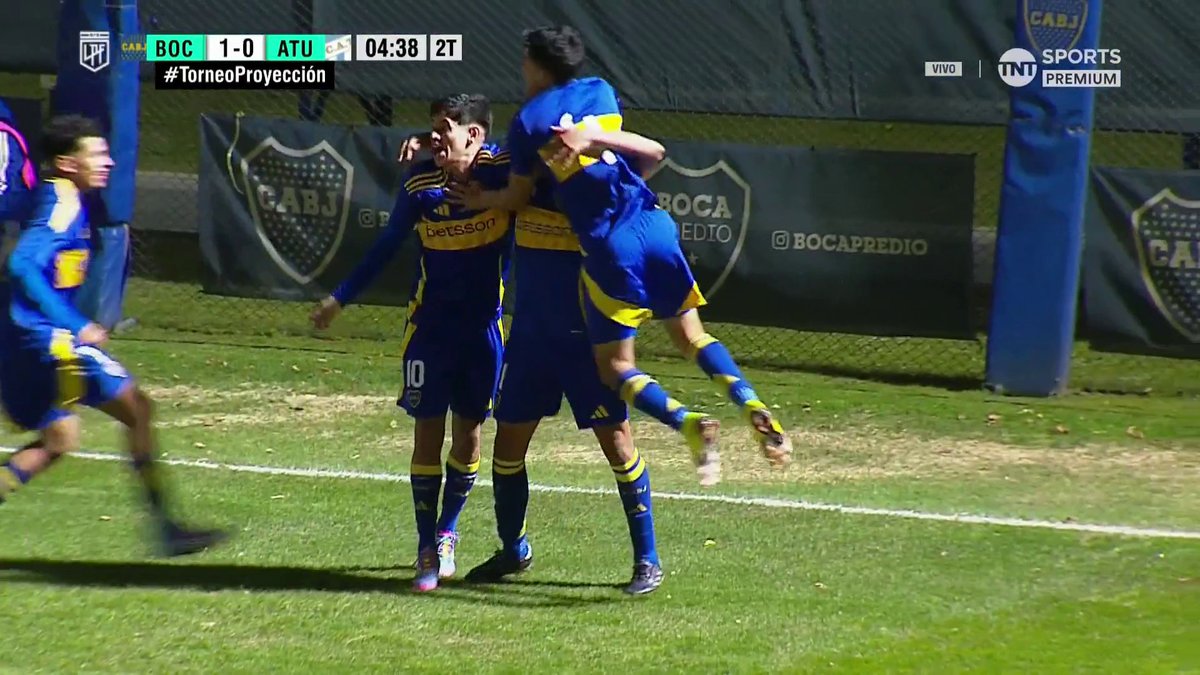 #Reserva | El GOL de JOAQUÍN RUÍZ para el 1-0 de #Boca ante Atlético Tucumán en los 8vos de la Copa Proyección.
