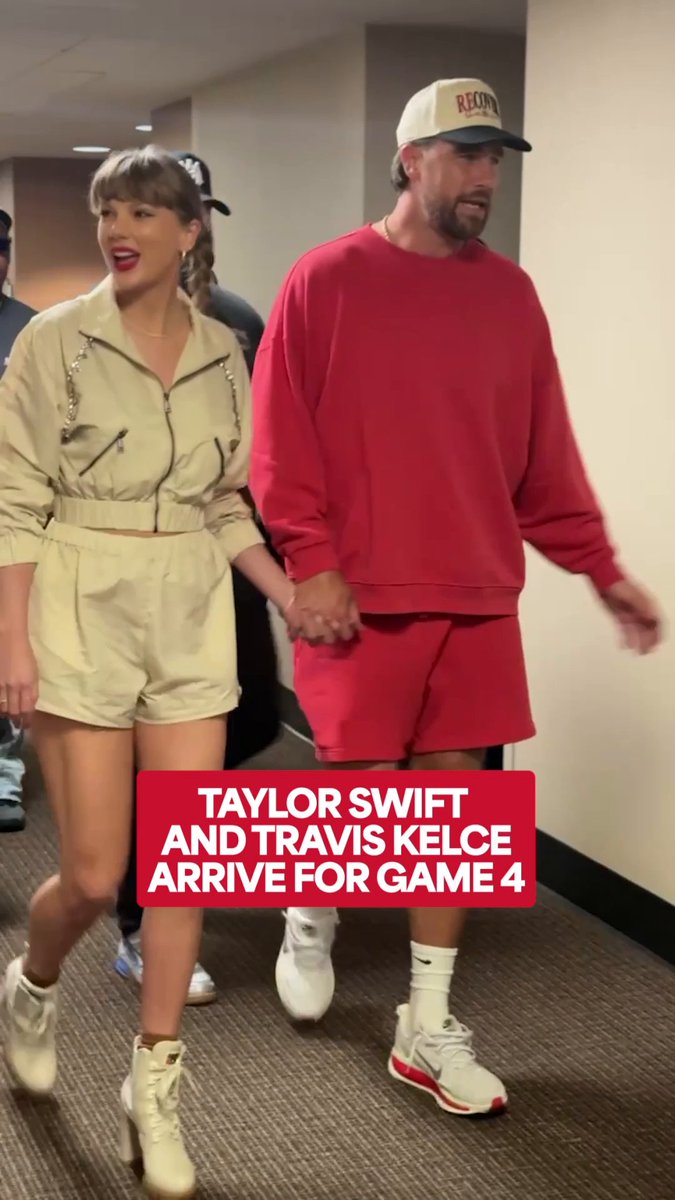 Take me to Florida!!! 🤩 Taylor Swift and Travis Kelce are taking in Game 4 of the #StanleyCup Final!