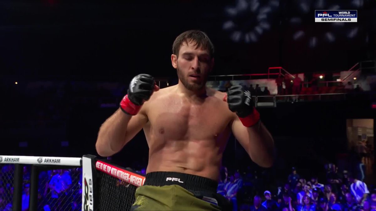 Magomed Umalatov faceplant KOs Anthony Ivy. First KO of the night at the #PFLWorldTournament