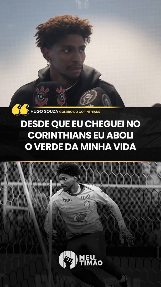 Hugo Souza explica postagem que gerou repercussão durante o seu período na Seleção Brasileira. 🎥 Vitor Chicarolli, Gustavo Lima &amp; Lucas Faraldo Knopf / Meu Timão 🔴 Apoio: @kto_brasil – Jogue com responsabilidade (+18)