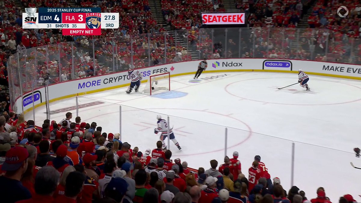 SAM REINHART TIES THE GAME WITH 19.5 SECONDS LEFT ‼️ GAME 4 IS HEADED TO OVERTIME!! 😱