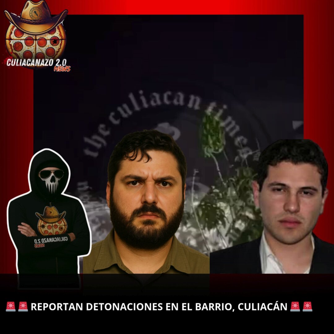 Hace unos momentos se registraron fuertes detonaciones en la zona de El Barrio, en Culiacán, Sinaloa. ⚠️ De manera preliminar, se presume que se trata de un enfrentamiento entre la facción de Los Mayos y los Chapitos. 👮‍♂️ Testigos reportan que elementos del gobierno ya se encuentran en la zona, respondiendo al llamado por la intensidad del ataque. Hasta ahora no se ha confirmado si hay personas lesionadas o detenidas, pero la movilización es intensa y continúa en curso. 🔴 Información en desarrollo. Estaremos actualizando conforme se confirme más sobre lo ocurrido. 📍 El Barrio, Culiacán 🕐 Miércoles 11 de junio de 2025, en vivo #Culiacán #Sinaloa #ÚltimaHora #Enfrentamiento #Detonaciones #ElBarrio #Chapitos #Mayos #ZonaRoja #NoticiasEnDesarrollo #Gobierno #Balacera #CuliacanazoNews