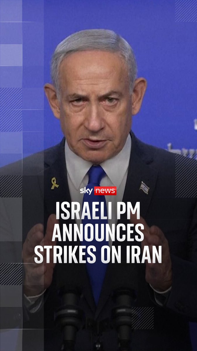 Israeli prime minister announces strikes on Iran. Benjamin Netanyahu says the operation will 'continue for as many days as it takes to remove the threat' from Iran's potential nuclear and ballistic missile capabilities.